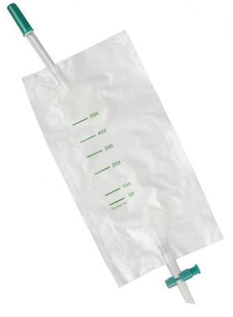 Urinebeenzak HEKURA 500ml 10cm kruiskraan